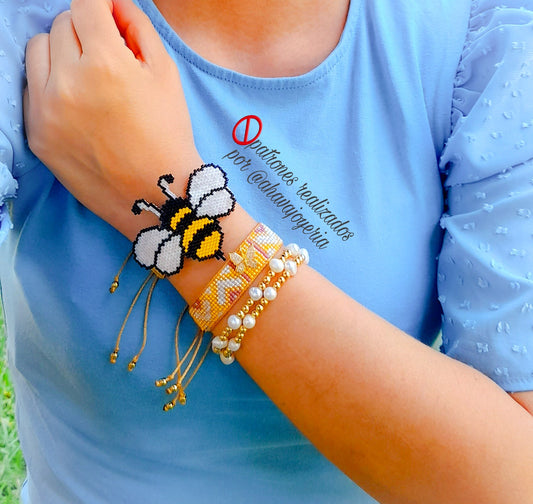 Maxi brazalete abeja